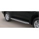 JEU DE PROTECTION LATERALES SOUS MARCHES-PIEDS ORIGINE INOX D.40 TOYOTA LAND CRUISER 150 5P 2014- accessoires 4x4 MISUTONIDA