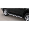 JEU DE PROTECTION LATERALES SOUS MARCHES-PIEDS ORIGINE INOX D.40 TOYOTA LAND CRUISER 150 5P 2014- accessoires 4x4 MISUTONIDA