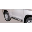 TUBES MARCHE PIEDS OVALE INOX TOYOTA LAND CRUISER 150 3P 2014- accessoires 4x4 MISUTONIDA