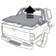 TONNEAU COVER EGR ABS3 ISUZU D-MAX 2012- CREW CABINE NON PEINT+ROLLBAR INOX - Accessoires 4x4