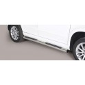 TUBES MARCHE PIEDS INOX D.76 SKODA YETI 2014- (4X2) accessoires 4x4 MISUTONIDA