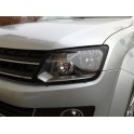 HEADLAMP GUARDS MITSUBISHI OUTLANDER 2012- - PROTECTION PHARES PLEXI