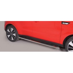 TUBES MARCHE PIEDS OVALE INOX KIA SOUL 2014- - accessoires 4x4 MISUTONIDA