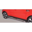 TUBES MARCHE PIEDS OVALE INOX DESIGN KIA SOUL 2014- - accessoires 4x4 MISUTONIDA 