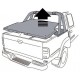 TONNEAU COVER ABS3 VW AMAROK DC PEINT NOIR C9X COMPATIBLE AVEC ROLL-BAR ORIGINE VW - accessoires 4X4 MISUTONIDA