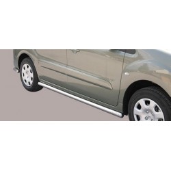 TUBES BAS DE CAISEE INOX 50 PEUGEOT PARTNER 2008- - accessoires 4X4 MISUTONIDA