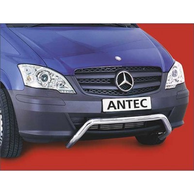 protection avant inox 60 mercedes viano 2010- - ce