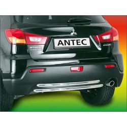 Tube arriere INOX 38 MITSUBISHI ASX 2010- - CE accessoires 4X4 ANTEC