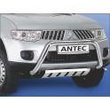 Protection avant haut INOX 60 MITSUBISHI L200 2010-2012 - CE accessoires 4X4 ANTEC