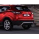  Protection arriere INOX 42 NISSAN QASHQAI 2014- - CE accessoires 4x4 ANTEC