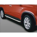Protections laterales ovales INOX 90 NISSAN X TRIAL 2010- - CE accessoires 4X4 ANTEC