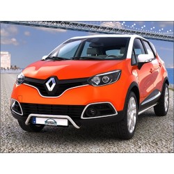 Barre de protection des pietons INOX 38 RENAULT CAPTUR 2013- -CE accessoires 4X4 ANTEC