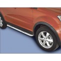 Protections laterales ovales INOX 90 SSANGYONG KORANDO 2011- - CE accessoires 4X4 ANTEC