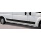 TUBES BAS DE CAISSE INOX D.63 PEUGEOT BOXER 2014- Version longue L3 - accessoires 4x4 MISUTONIDA 