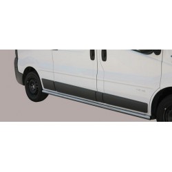 Tubes bas de caisse inox Ø 63 RENAULT TRAFIC 2007- - accessoires 4X4 MISUTONIDA