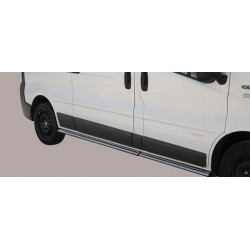 Tubes bas de caisse inox OVALE RENAULT TRAFIC 2007- - accessoires 4X4 MISUTONIDA