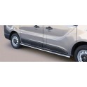 TUBES MARCHE PIEDS OVALE INOX RENAULT TRAFIC 2014- Version courte L1 - accessoires 4x4 MISUTONIDA