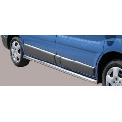 Tubes bas de caisse inox Ø 63 OPEL VIVARO - accessoires 4X4 MISUTONIDA