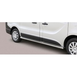 TUBES BAS DE CAISSE INOX D.63 OPEL VIVARO 2014- Version courte L1 - accessoires 4x4 MISUTONIDA