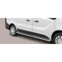 TUBE BAS DE CAISSE INOX OVALE OPEL VIVARO 2014- Version courte L1 - accessoires 4x4 MISUTONIDA