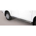 TUBES MARCHE PIEDS INOX 76 ISUZU DMAX XTRA CABINE 2012- - accessoires 4X4 MISUTONIDA