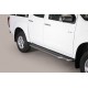 Marche pieds INOX 50 ISUZU DMAX DOUBLE CABINE 2012- SPACE CAB - accessoires 4X4 MISUTONIDA