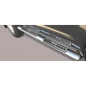 TUBES MARCHE PIEDS OVALE INOX DESIGN TOYOTA VIGO/HILUX 2006- DOUBLE CAB accessoire 4X4 MARINA