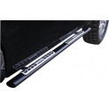 TUBES MARCHE PIEDS OVALE NOIR DESIGN TOYOTA VIGO/HILUX 2006- DOUBLE CAB accessoire 4X4 MARINA