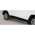 TUBES MARCHE PIEDS INOX D.76 JEEP CHEROKEE 2014- - accessoires 4x4 MISUTONIDA