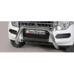 SUPER BAR INOX D.76 MITSUBISHI PAJERO 2015- 3 portes - CE - accessoires 4x4 MISUTONIDA