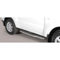 MARCHE PIEDS INOX D.50 MITSUBISHI PAJERO 2015- 3 portes - accessoires 4x4 MISUTONIDA