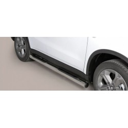 TUBES MARCHE PIEDS INOX D.76 SUZUKI VITARA 2015- - accessoires 4x4 MISUTONIDA