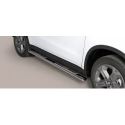 TUBES MARCHE PIEDS OVALE INOX DESIGN SUZUKI VITARA 2015- - accessoires 4x4 MISUTONIDA