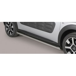 TUBES BAS DE CAISSE INOX D.63 CITROEN C4 CACTUS 2015- - accessoires 4x4 MISUTONIDA