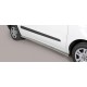 TUBES BAS DE CAISSE INOX D.63 FIAT DOBLO 2015 -> accessoires 4x4 MISUTONIDA 