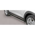 TUBES MARCHE PIEDS OVALE INOX HYUNDAI TUCSON 2015- - accessoires 4x4 MISUTONIDA