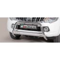 MEDIUM BAR INOX D.63 MITSUBISHI L200 2015- Club Cab- CE - accessoires 4x4 MISUTONIDA