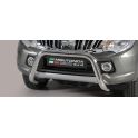 SUPER BAR INOX D.76 MITSUBISHI L200 2015- Club Cab- CE - accessoires 4x4 MISUTONIDA