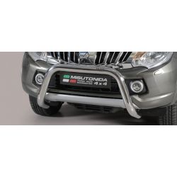 SUPER BAR INOX D.76 MITSUBISHI L200 2015- Club Cab- CE - accessoires 4x4 MISUTONIDA