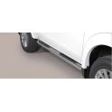 TUBES MARCHE PIEDS INOX D.76 MITSUBISHI L200 2015- Club Cab- accessoires 4x4 MISUTONIDA