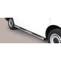 TUBES MARCHE PIEDS INOX D.76 VOLKSWAGEN T6 2015- - accessoires 4x4 MISUTONIDA