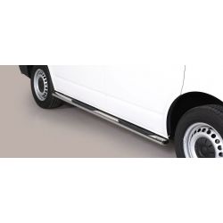 TUBES MARCHE PIEDS OVALE INOX VOLKSWAGEN T6 2015-  -  accessoires 4x4 MISUTONIDA