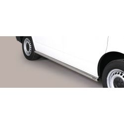 TUBES BAS DE CAISSE INOX  D.63 VOLKSWAGEN T6 2015-  - accessoires 4x4 MISUTONIDA 