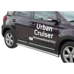 Tubes bas de caisse inox Ø 63 TOYOTA URBAN CRUISER - accessoires 4X4 MISUTONIDA