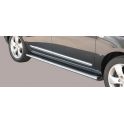 Tubes bas de caisse inox OVALE KIA CARENS 2006- - accessoires 4X4 MISUTONIDA