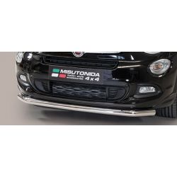 TUBE PROTECTION AVANT INOX D.76 FIAT 500 X 2015- - MISUTONIDA