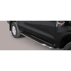 MARCHE PIEDS INOX D.50 FORD RANGER 2016- double cabine - accessoires 4x4 MISUTONIDA