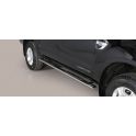 TUBES MARCHE PIEDS OVALE INOX FORD RANGER 2016- double cabine - accessoires 4x4 MISUTONIDA
