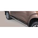 TUBES MARCHE PIEDS OVALE INOX NISSAN NAVARA NP300 2016- - accessoires 4x4 MISUTONIDA