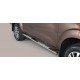 TUBES MARCHE PIEDS OVALE INOX DESIGN NISSAN NAVARA NP 300 2016- - accessoires 4x4 MISUTONIDA